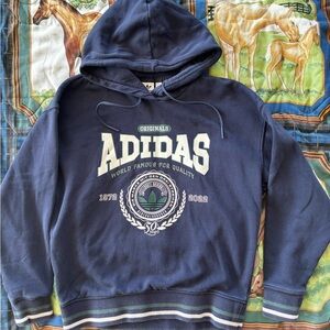 Adidas Men's Blue Hoodie S